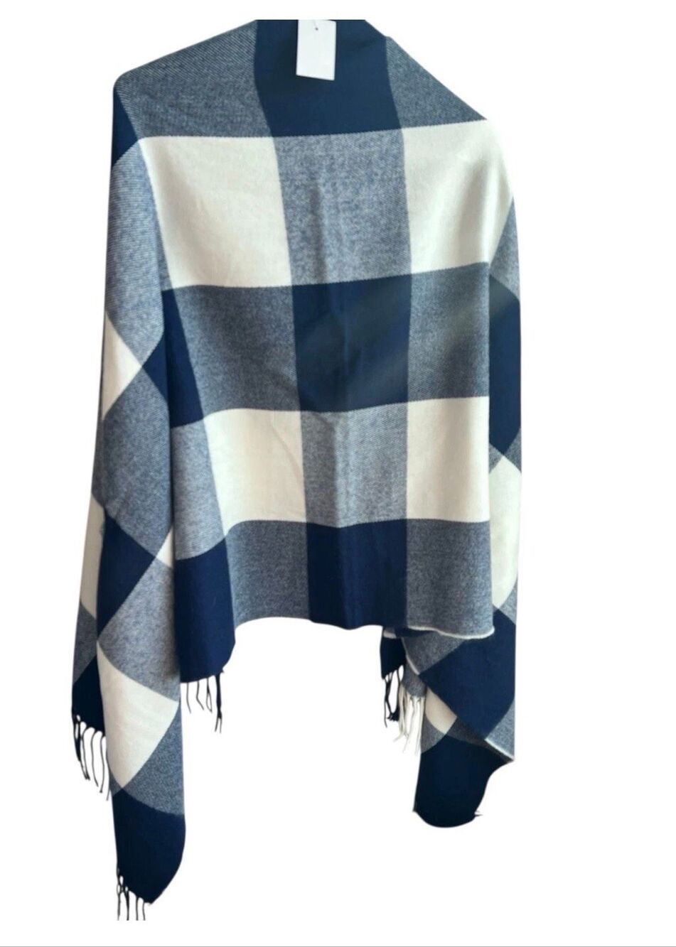 NWT J.Crew Factory plaid scarf shawl 29” X 71”. - Picture 3 of 4